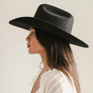 GIGI PIP Classic Black Fedora Hat